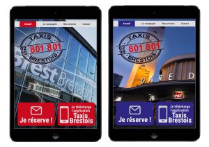 taxis brestois tablette version jour-nuit