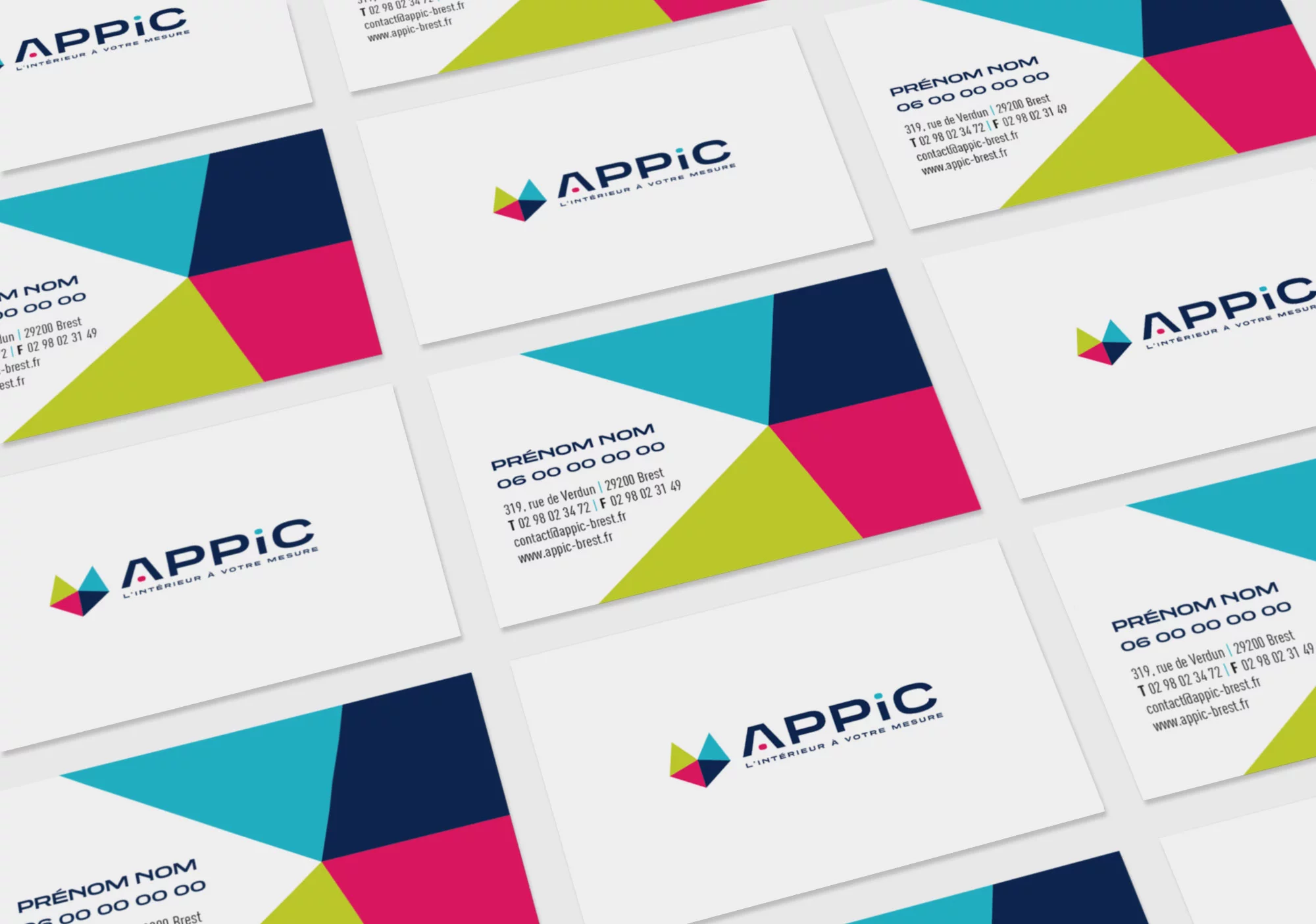 carte de visite APPIC rebranding