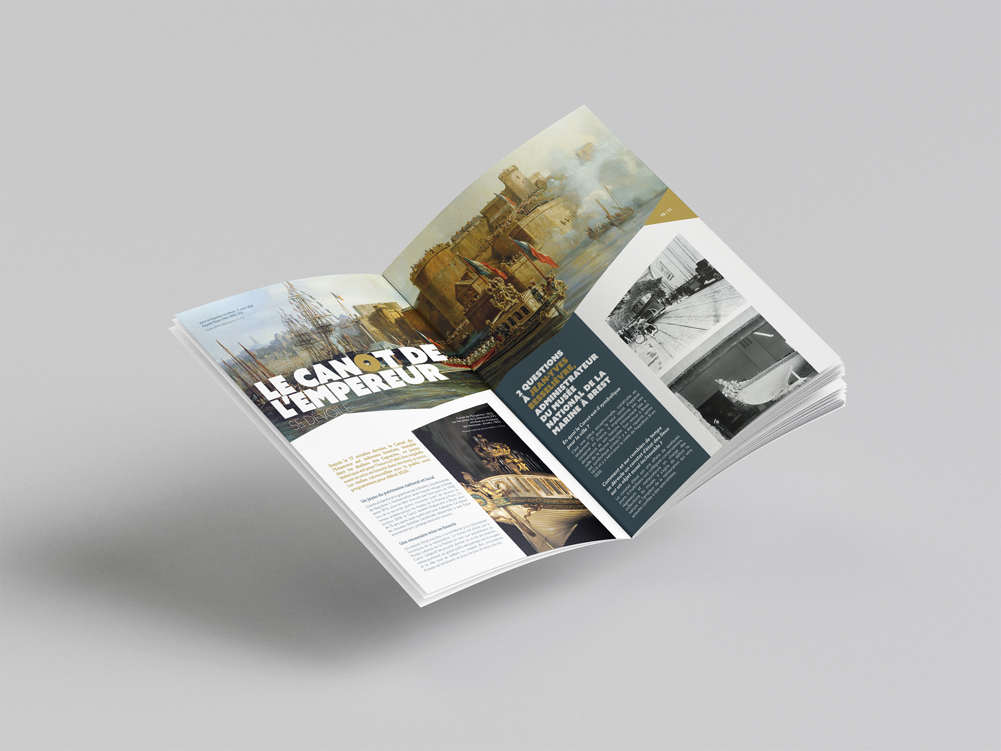 Mock up les capucins - Mise en page dossier de presse