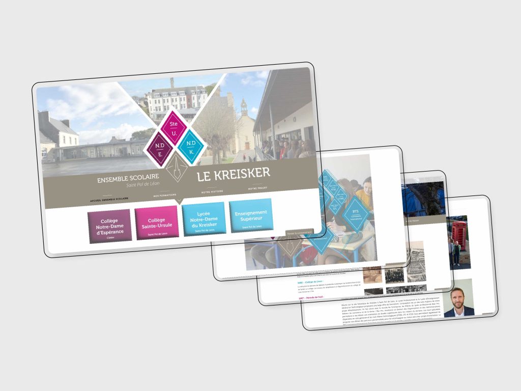 Webdesign le kreisker 1 - Système visuel